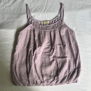 Anthropologie Lavender Tank Top Size Medium